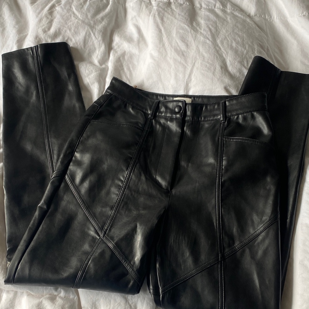 Black Leather Pants